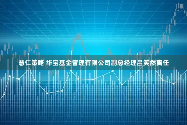 慧仁策略 华宝基金管理有限公司副总经理吕笑然离任
